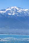 Kaikoura mountain range from ocean