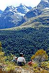 Visitors to Fiordland