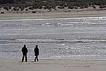 People walking on beach