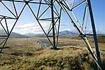 Power lines at the Clarence River