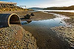 Drainage pipe into the sea