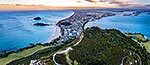 Mt Manganui summit at dusk