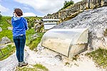 Whale bone fossil, Waitaki geopark