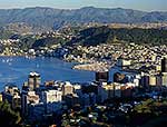 View over Wellington harbour